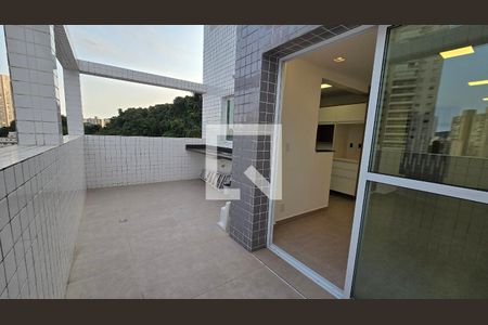 Varanda gourmet de apartamento para alugar com 3 quartos, 150m² em Marapé, Santos