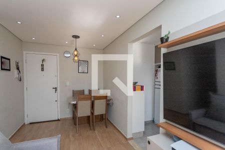 Sala  de apartamento à venda com 2 quartos, 47m² em Vila Nogueira, Diadema