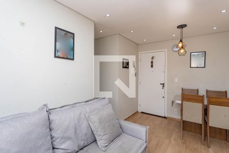 Sala  de apartamento à venda com 2 quartos, 47m² em Vila Nogueira, Diadema