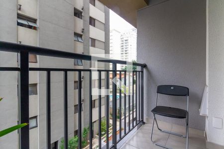 Varanda de apartamento à venda com 1 quarto, 32m² em Perdizes, São Paulo