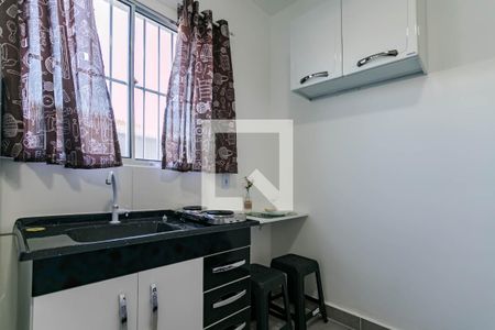 Dormitório/Cozinha de kitnet/studio para alugar com 1 quarto, 17m² em Vila Brasileira, Mogi das Cruzes