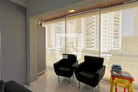 Varanda de apartamento à venda com 1 quarto, 50m² em Tamboré, Santana de Parnaíba