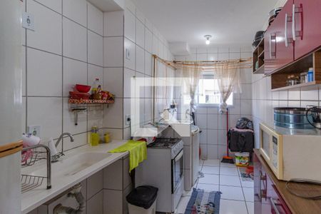 Cozinha e área de serviço de apartamento à venda com 2 quartos, 47m² em Metalúrgicos, Osasco