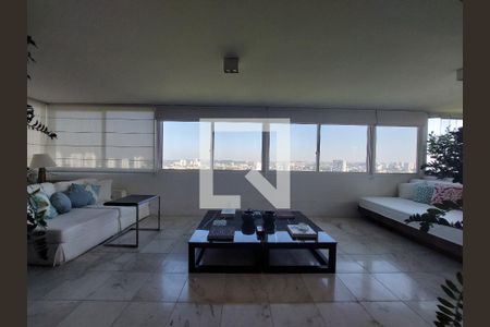 Varanda da Sala de apartamento à venda com 3 quartos, 411m² em Vila Sofia, São Paulo