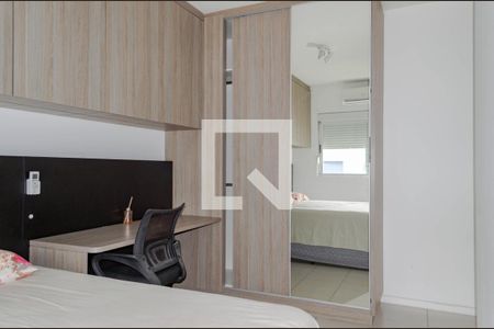 Suite - Dormitório de apartamento para alugar com 2 quartos, 75m² em Itacorubi, Florianópolis