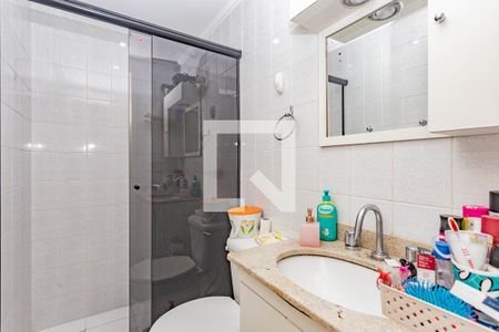 Banheiro da Suíte de apartamento à venda com 3 quartos, 73m² em Vila Moinho Velho, São Paulo