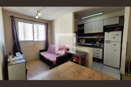 Sala de apartamento para alugar com 2 quartos, 46m² em Areia Branca, Santos