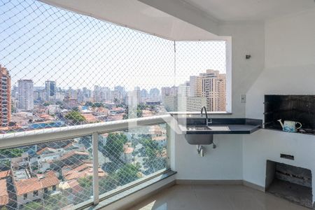 Varanda da sala de apartamento para alugar com 4 quartos, 220m² em Aclimação, São Paulo