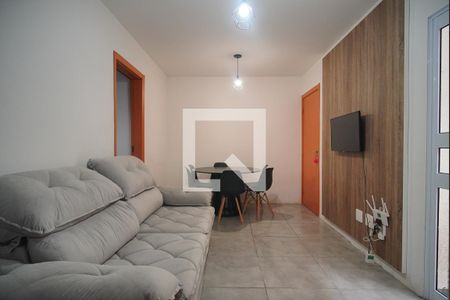 Sala de apartamento à venda com 1 quarto, 60m² em Canudos, Novo Hamburgo