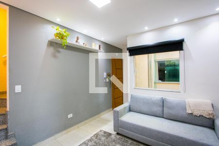 Sala de apartamento à venda com 2 quartos, 84m² em Vila Floresta, Santo André