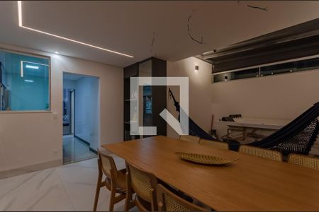 Sala de Jantar/Área de serviço de apartamento à venda com 2 quartos, 89m² em Castelo, Belo Horizonte