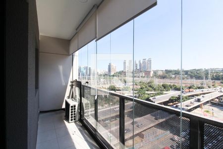Varanda  de apartamento para alugar com 1 quarto, 27m² em Vila Nova Conceição, São Paulo
