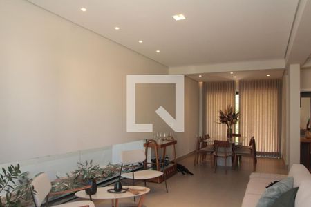 sala de casa de condomínio à venda com 3 quartos, 371m² em Garças, Belo Horizonte