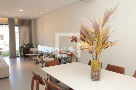 sala de casa de condomínio para alugar com 3 quartos, 208m² em Garças, Belo Horizonte