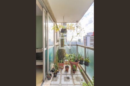 Varanda da Sala de apartamento à venda com 3 quartos, 110m² em Campo Belo, São Paulo
