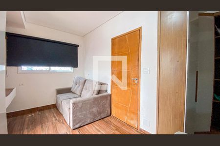 Sala - Suite de apartamento para alugar com 1 quarto, 50m² em Vila Bela Vista, Santo André