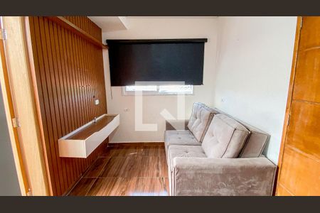 Sala - Suite de apartamento para alugar com 1 quarto, 50m² em Vila Bela Vista, Santo André
