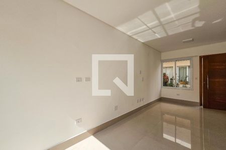 Sala de casa de condomínio para alugar com 2 quartos, 69m² em Centro, Guarujá