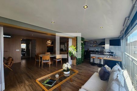 Sala de apartamento à venda com 3 quartos, 203m² em Jardim Arpoador, São Paulo
