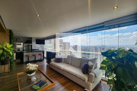 Sala de apartamento à venda com 3 quartos, 203m² em Jardim Arpoador, São Paulo