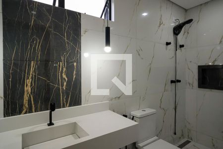 Banheiro da suíte de casa à venda com 3 quartos, 180m² em Centro, São Caetano do Sul