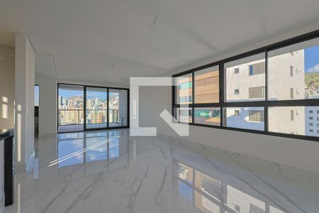 Sala de apartamento para alugar com 4 quartos, 157m² em Anchieta, Belo Horizonte