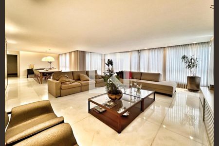 Sala de apartamento à venda com 4 quartos, 222m² em Gutierrez, Belo Horizonte