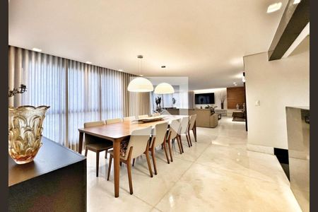 Sala de apartamento à venda com 4 quartos, 222m² em Gutierrez, Belo Horizonte
