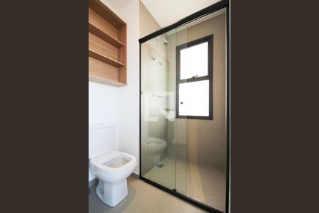 Banheiro  de kitnet/studio à venda com 1 quarto, 27m² em Vila Olímpia, São Paulo