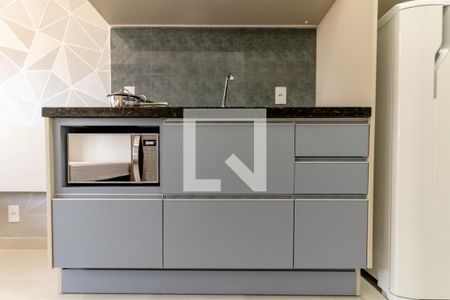 Cozinha de kitnet/studio para alugar com 1 quarto, 25m² em Vila Olímpia, São Paulo
