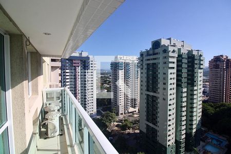 Varanda da Sala de apartamento para alugar com 2 quartos, 64m² em Barra da Tijuca, Rio de Janeiro