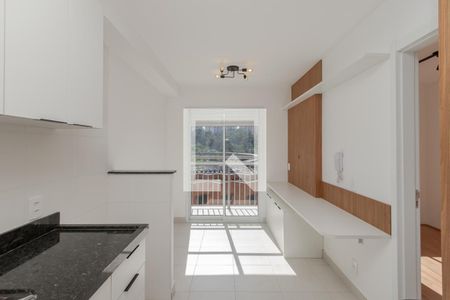 Sala/ Cozinha de apartamento à venda com 1 quarto, 32m² em Jardim Caravelas, São Paulo