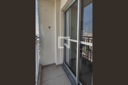 Varanda da Sala de apartamento à venda com 2 quartos, 48m² em Vila Homero Thon, Santo André