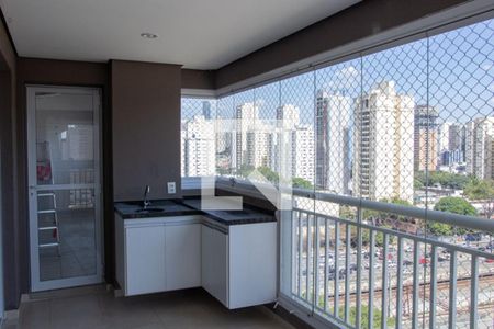 Varanda gourmet de apartamento à venda com 2 quartos, 63m² em Tatuapé, São Paulo