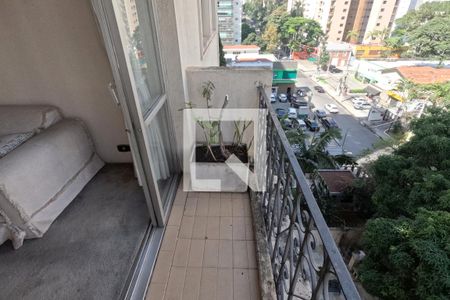 Varanda da Sala de apartamento à venda com 2 quartos, 70m² em Cidade Monções, São Paulo