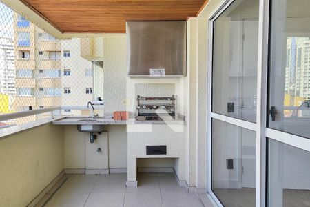 Varanda Gourmet de apartamento à venda com 3 quartos, 114m² em Centro, Santo André