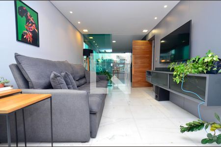 Sala de estar de apartamento à venda com 3 quartos, 115m² em Anchieta, Belo Horizonte