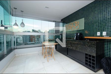 Varanda Gourmet de apartamento à venda com 3 quartos, 115m² em Anchieta, Belo Horizonte