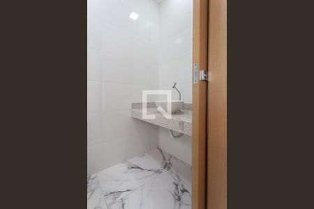 Banheiro da Suíte de casa à venda com 3 quartos, 106m² em Itapoã, Belo Horizonte