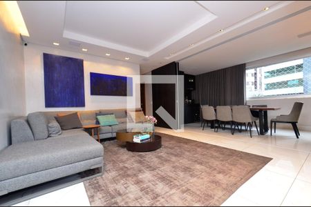 Sala de apartamento à venda com 2 quartos, 100m² em Sion, Belo Horizonte