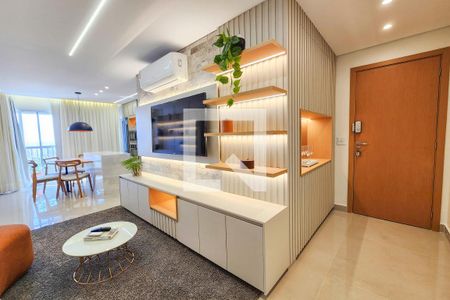 Sala de apartamento para alugar com 3 quartos, 100m² em Setor Pedro Ludovico, Goiânia