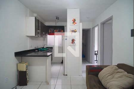 Sala de apartamento para alugar com 2 quartos, 42m² em Canudos, Novo Hamburgo