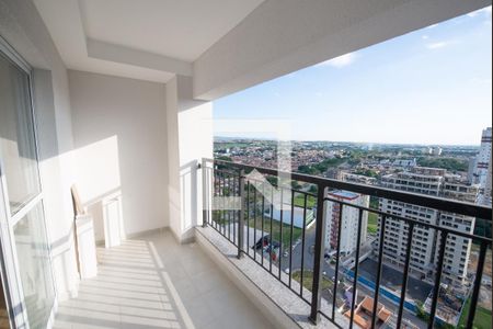 Varanda da Sala de apartamento para alugar com 2 quartos, 70m² em Esplanada Independência, Taubaté