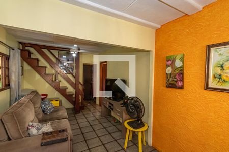 Sala de Estar/TV  de casa à venda com 3 quartos, 126m² em Parque Imperador, Campinas