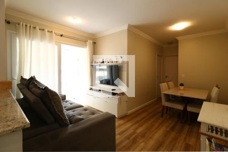 Sala de apartamento à venda com 2 quartos, 60m² em Jardim, Santo André