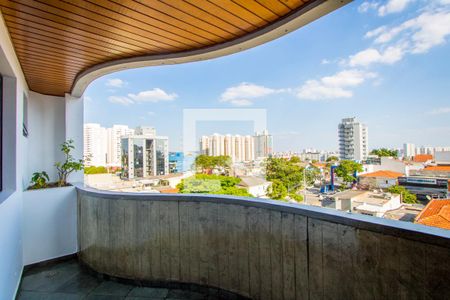 Varanda da sala de apartamento para alugar com 2 quartos, 96m² em Vila Gilda, Santo André