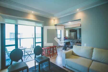 Sala de Estar de apartamento para alugar com 1 quarto, 67m² em Vila Clementino, São Paulo