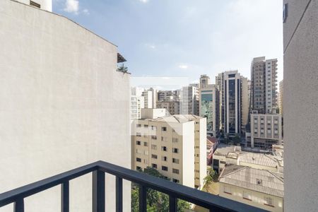 Varanda do Studio de kitnet/studio à venda com 1 quarto, 26m² em Vila Buarque, São Paulo
