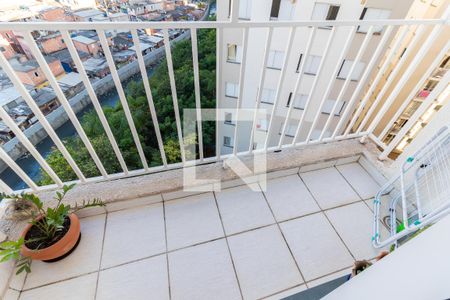 Varanda da Sala de apartamento para alugar com 2 quartos, 49m² em Vila Nova Curuca, São Paulo