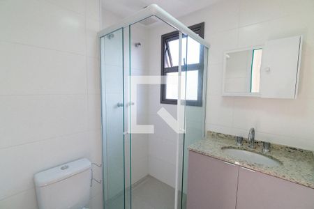 Banheiro da Suíte de apartamento para alugar com 2 quartos, 48m² em Vila Guarani (zona Sul), São Paulo